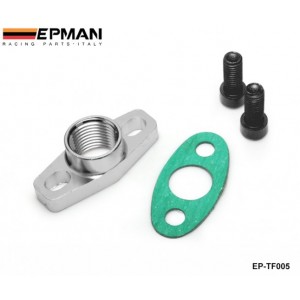 EPMAN For GT25 GT28 T25 T28 GT30 GT35 an10 1/2NPNT turbo oil drain flange adaptor EP-TF005