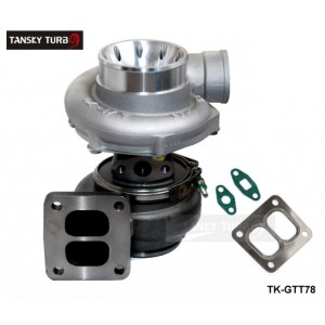 TANSKY - T78 T4 twin scroll turbo charger V band  For Racing car Horsepower: 500-1000HP With gaskets TK-GTT78