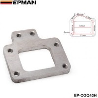 EPMAN - T2 T25 T28 GT28 Stainless Steel Weld On Turbo Manifold Exhaust Flange For Nissan EP-CGQ43H