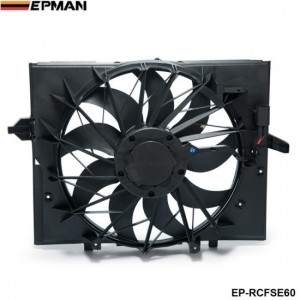 EPMAN - Sport Radiator Cooling Fan Brushless Motor 17427543282 For BMW 5 Series 528i 528 645 525 530 Sedan E60 EP-RCFSE60
