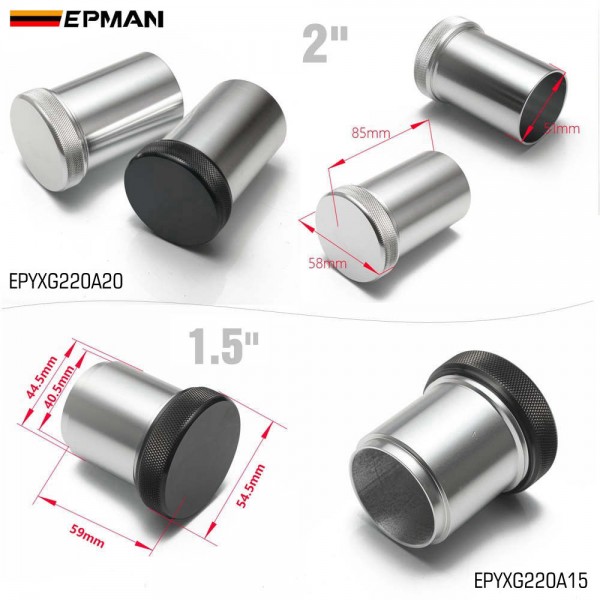 EPMAN Billet Aluminium Alloy Weld On Filler Neck And Cap 2"/1.5" - Fuel Oil Tank Oil Fuel Surge Tank Water Tank & Radiator & Coolant Reservoir Caps EPMAN Billet Aluminium Alloy Weld On Filler Neck And Cap 2"/1.5" - Fuel Oil Tank Oil Fuel Surge Tank Water Tank & Radiator & Coolant Reservoir Caps