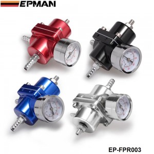 EPMAN Fuel pressure regulator Red, Blue, Silver, Black  EP-FPR003
