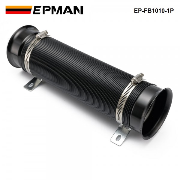 EPMAN New Universal 76mm Air Intake Induction Kit Flexible Cold Feed Duct Pipe 100CM For VW Golf MK6 GTi 2.0 EP-FB1010-1P