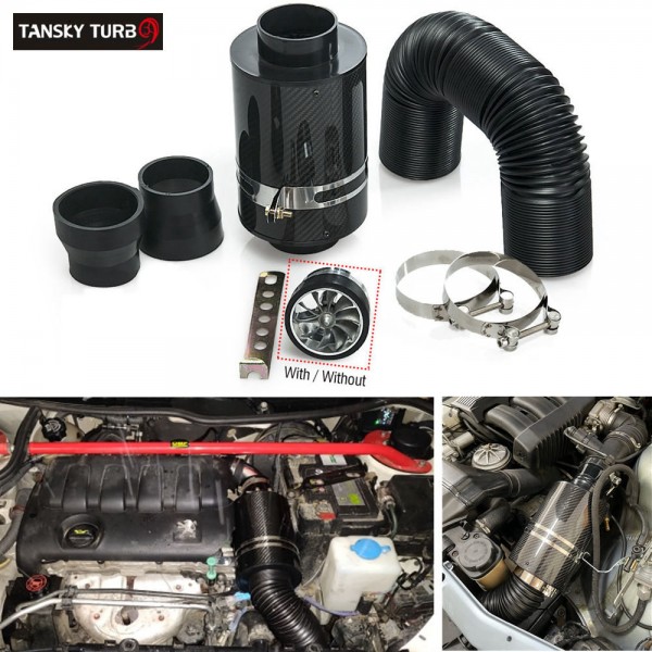 EPMAN - Universal Cold Feed Induction Kit & Carbon Fibre Air Filter Box With Or Without Fan TK-FB2303