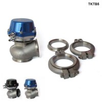 Tansky - TURBO-SMART PRO-GATE 50MM EXTERNAL WASTEGATE (BLACK / BLUE) TKTB5