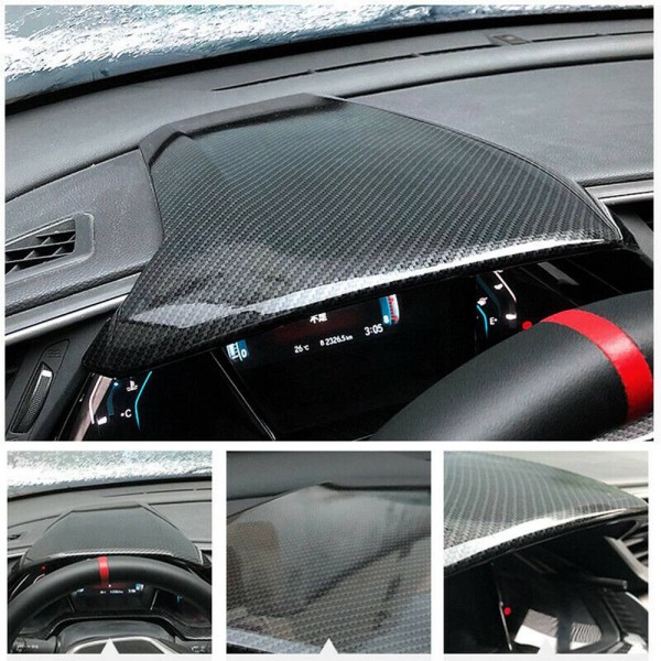 EPMAN 10PCS/LOT Interior Dashboard Panel Cover Trim Fit for 2016-2021 Honda Civic 10Th EPDPC1621HD-10T