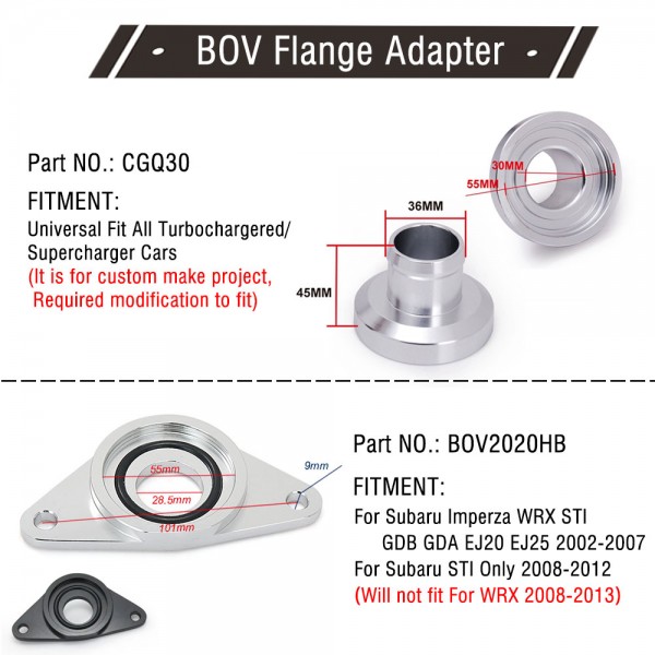 EPMAN SQV4 / Blow Off Valve / SQV4 /Turbo BOV (Black,Silver) TKSQV4 EPMAN SQV4 / Blow Off Valve / SQV4 /Turbo BOV (Black,Silver) TKSQV4