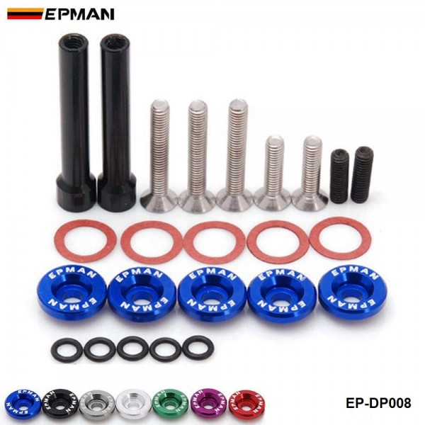EPMAN Valve Cover Washers Kit for Honda DSeries EPDP008 (Red, Black