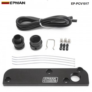 EPMAN -Billet PCV Delete Plate Kit Revamp Adapter for Volkswagen Audi SEAT Skoda EA113 Engines EP-PCV1017 