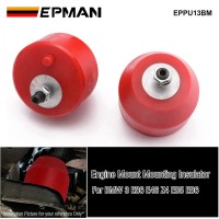 EPMAN L&R Front Engine Mount Mounting Insulator Polyurethane Transmission mount Set For BMW 3 E36 E46 Z4 E85 E86 Red EPPU13BM