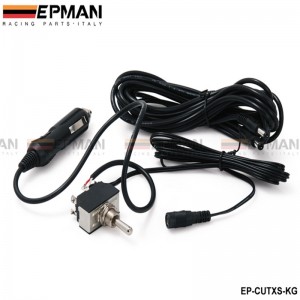 TANSKY - High Quality Toggle Switch 12ft Wiring Harness For the Electric Exhaust Cutout TK-CUTXS-KG