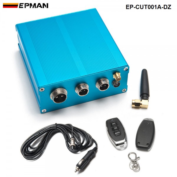 EPMAN -2"/2.25"/2.5"/2.75"/3" Vacuum Exhaust Cutout Electric Control Valve Kit With Vacuum Pump