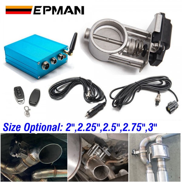 EPMAN -2"/2.25"/2.5"/2.75"/3" Vacuum Exhaust Cutout Electric Control Valve Kit With Vacuum Pump EPMAN -2"/2.25"/2.5"/2.75"/3" Vacuum Exhaust Cutout Electric Control Valve Kit With Vacuum Pump
