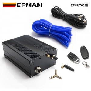 EPMAN Electric Controller Box+Wireless +2 Remote+Vacuum Hose For Exhaust Catback Downpipe Muffler Valve EPCUT002B