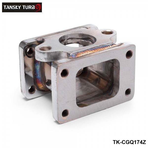 KIMISS Exhaust Adapter Flange Turbo External Wastegate T25 T2 to T3