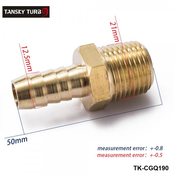 Tansky 1 2 Hose Barb X 1 2 Mip Brass Hose Barb X Male Pipe