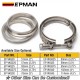 EPMAN Universal Upgraded 2",2.25",2.5",2.75",3",3.25",3.5",3.75",4",4.5" Auto Parts V-band Clamp Kit For Turbo, Exhaust Pipes