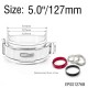 127mm (5") +$11.00
