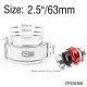 63mm (2.5") +$1.00