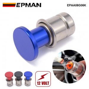EPMAN Universal Sports 12 Volt Push Button Design Car Cigarette Lighter Plug Cover EPAA08G06K