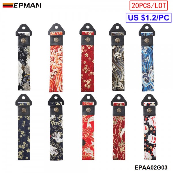 EPMAN 20PCS/LOT Universal JDM Sakura Blossom Black High Strength Tow Towing Strap Hook Front/Rear Bumper EPAA02G03-20PCS EPMAN 20PCS/LOT Universal JDM Sakura Blossom Black High Strength Tow Towing Strap Hook Front/Rear Bumper EPAA02G03-20PCS