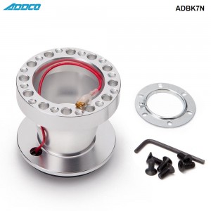 ADDCO Racing Aluminium Steering Wheel with Boss Adapter Hub Kit For Nissan Skyline S13 S14 S15 R33 R34 ADBK7N