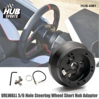 HUB sports Aluminum 5 & 6 Hole Steering Wheel Short Hub Adapter Boss Kit  For Dodge GM Chevy HUB-GM1