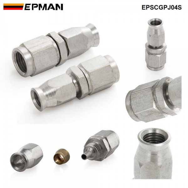 EPMAN 1PC AN3 Motorcycle Motor Bike Hydraulic Brake Oil Hose Line Banjo Fitting Stainless Steel For Car Auto Motorcycle