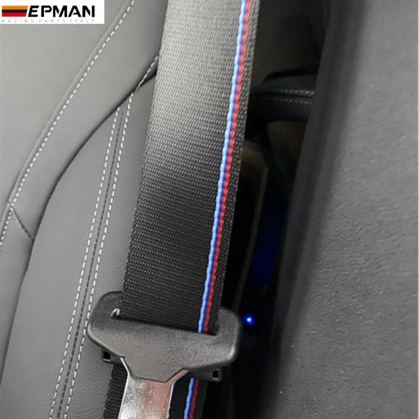 EPMAN Universal 100Meters/Roll Seat Belt Red Blue Black Mixed-Color Webbing For BMW E F M Series Racing chair EPWR2021M-100 EPMAN Universal 100Meters/Roll Seat Belt Red Blue Black Mixed-Color Webbing For BMW E F M Series Racing chair EPWR2021M-100
