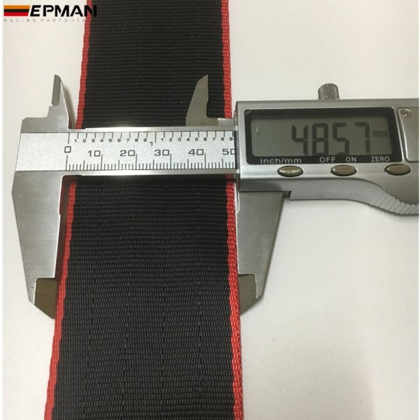EPMAN Universal 100Meters/Roll Seat Belt Red Blue Black Mixed-Color Webbing For BMW E F M Series Racing chair EPWR2021M-100 EPMAN Universal 100Meters/Roll Seat Belt Red Blue Black Mixed-Color Webbing For BMW E F M Series Racing chair EPWR2021M-100