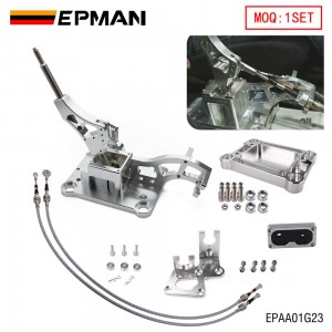EPMAN New Shifter Box Shifter Cables Trans Bracket Firewall Cable Grommet Shifter Base Plate Whole Set For RSX K-Swap K20 K24 EPAA01G23