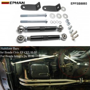 EPMAN Front Stabilizer Bars for Honda Civic EF CRX 88-93 For Honda Integra Da 90-93  Work With Traction Bars EPFSB8893
