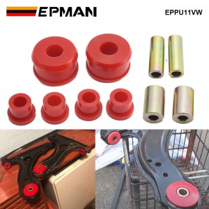 EPMAN Car Front Control Arm Bushing Kit For VW Beetle 98-06 / For Golf 85-06 / For Jetta 85-06 Red EPPU11VW
