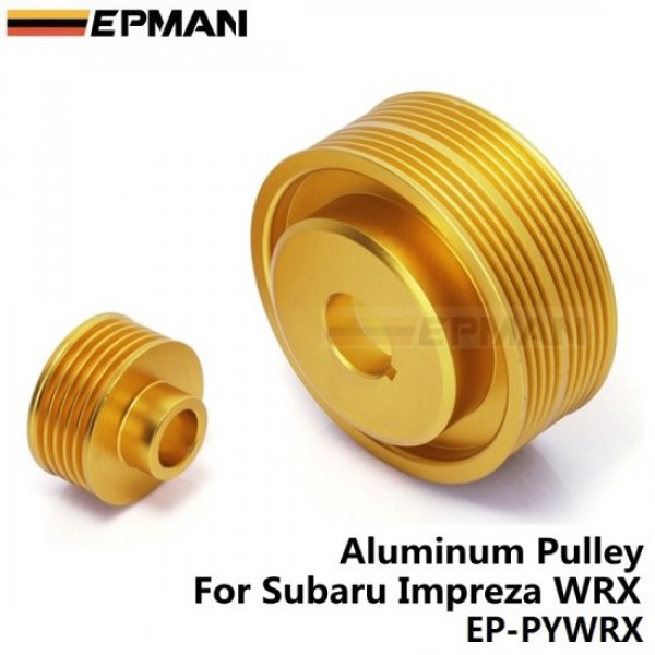 EPMAN Underdrive Billet Light Weight Crank Pulley Golden For SUBARU WRX 2.0L EJ20 EP-PYWRX EPMAN Underdrive Billet Light Weight Crank Pulley Golden For SUBARU WRX 2.0L EJ20 EP-PYWRX