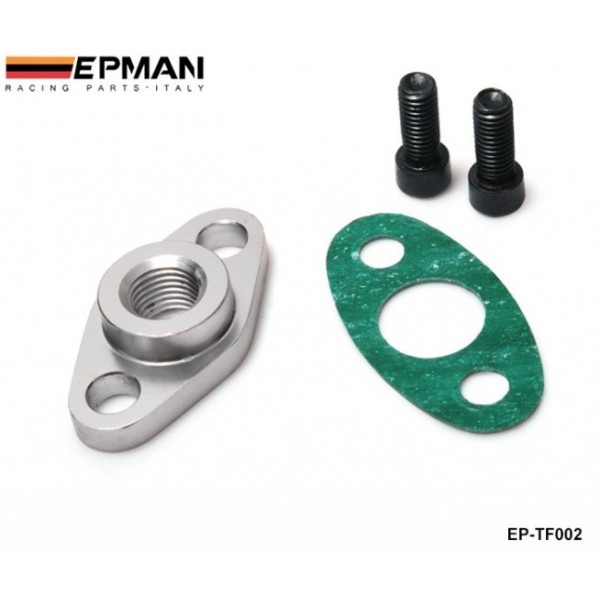 EPMAN Turbo oil feed flange For T3 T4 T3/4 T04 to 1/4 NPT EP-TF002 EPMAN Turbo oil feed flange For T3 T4 T3/4 T04 to 1/4 NPT EP-TF002