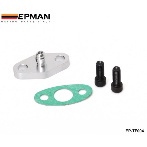 EPMAN AN4 male Aluminum Oil Drain Turbo Flange T3 T4 T04 GT40 GT55 EP-TF004 EPMAN AN4 male Aluminum Oil Drain Turbo Flange T3 T4 T04 GT40 GT55 EP-TF004