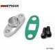EPMAN Turbo oil drain flange For T3 T4 T04 GT40 GT50 GT55 to an10 1/2NPNT EP-TF007 EPMAN Turbo oil drain flange For T3 T4 T04 GT40 GT50 GT55 to an10 1/2NPNT EP-TF007