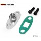 EPMAN Turbo Oil Feed Inlet Flange Gasket Adapter Kit 10AN Fitting T3 T3/T4 T04 EP-TF008