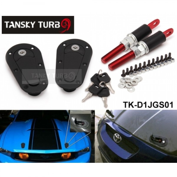 D1 JDM Plus Flush Hood Latch and Pin Kit Racing Latch Locks Locking Hood Kit TK-D1JGS01 / TK-D1 GENERATION01 D1 JDM Plus Flush Hood Latch and Pin Kit Racing Latch Locks Locking Hood Kit TK-D1JGS01 / TK-D1 GENERATION01