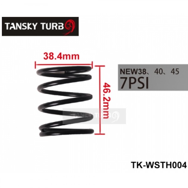 EPMAN 38MM 40MM 45MM Turbo External Wastegate WG Spring Coated Replacement 7Psi/ 0.5Bar Just For Turbo Smart TK-WSTH004