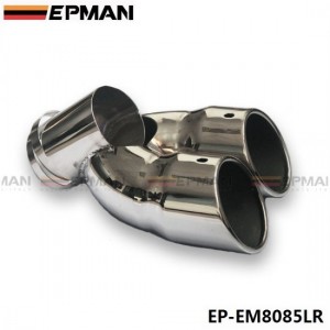EPMAN Chrome Stainless Steel Exhaust Muffler Tip For Land Rover 07-13 Freelander2 diesel EP-EM8085LR