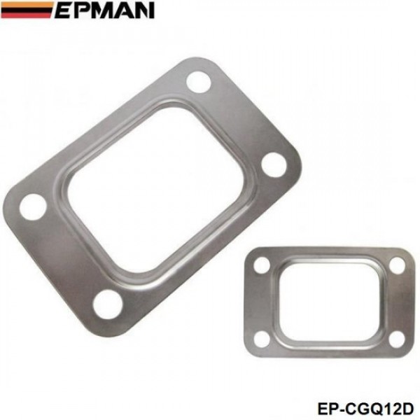 EPMAN 10PCS/LOT T25 T28 GT25 GT28 GT2876 Turbo Turbine Exhaust Inlet Manifold Flange Gasket 304 Stainless Steel EP-CGQ12D