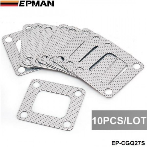 EPMAN 10PCS/PAK 3 Layer Composite Turbo Gasket T4 Exhaust Turbine Inlet Manifold EP-CGQ27S