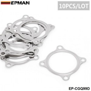 EPMAN 10PCS/LOT 2.5" 4 Bolt Turbo Downpipe Gasket Fits GT30 GT35 GT2871R GT2540R Turbocharger EP-CGQ99D