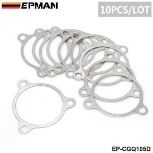 EPMAN 10PCS/LOT Fabberge 2.5" T3 3 Bolt Discharge Internal Wastegate Aluminum Gasket EP-CGQ105D