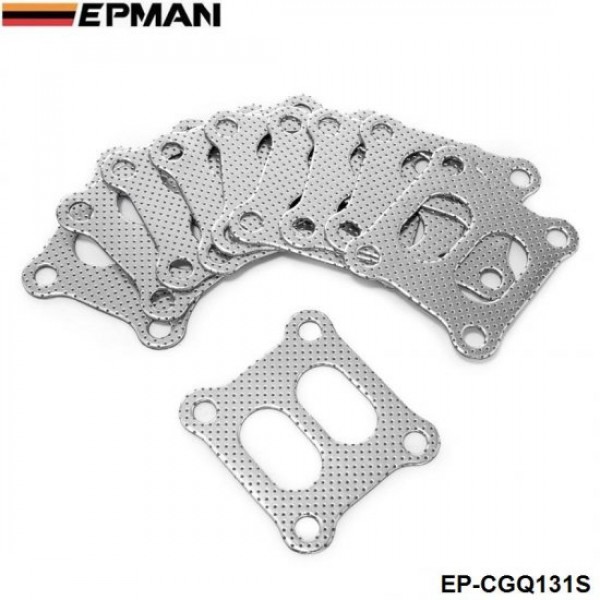 EPMAN 10PCS/PAK GT4 / MR2 Turbo 3S GTE Performance Turbo To Manifold Gasket CT20 CT26 EP-CGQ131S