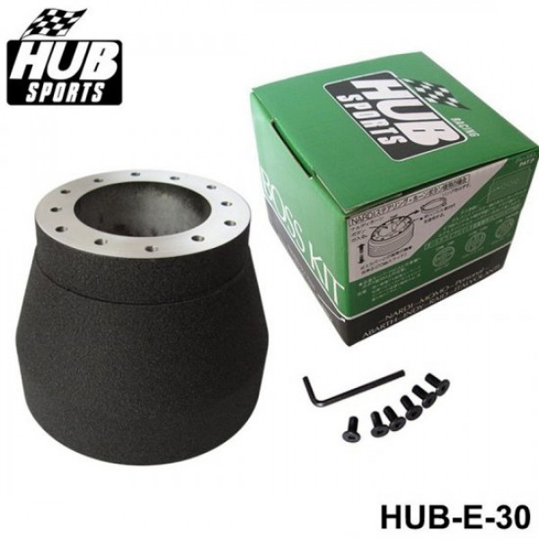 Black Racing Steering Wheel Hub Adapter Boss Kit for BMW E30 HUB-E-30 Black Racing Steering Wheel Hub Adapter Boss Kit for BMW E30 HUB-E-30