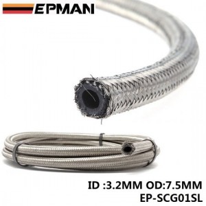 EPMAN 50M Auto Hydraulic SS Material Braided brake Nylon core hose line Brake Hose EP-SCG01SL