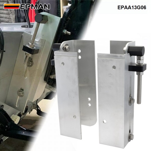 EPMAN Adjustable Outboard Boat Jack Plate 6" Set Back Aluminum Boat Motor Power Lift Add Distance Between Engine and Transom EPAA13G06 EPMAN Adjustable Outboard Boat Jack Plate 6" Set Back Aluminum Boat Motor Power Lift Add Distance Between Engine and Transom EPAA13G06