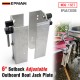 EPMAN Adjustable Outboard Boat Jack Plate 6" Set Back Aluminum Boat Motor Power Lift Add Distance Between Engine and Transom EPAA13G06 EPMAN Adjustable Outboard Boat Jack Plate 6" Set Back Aluminum Boat Motor Power Lift Add Distance Between Engine and Transom EPAA13G06